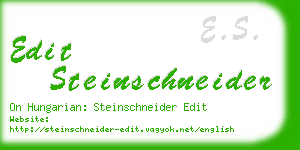 edit steinschneider business card